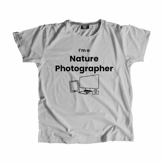 Nature Photographer Men Unisex T-Shirt (Melange Grey)