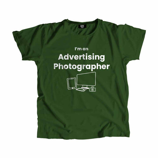 Advertising Photographer Men Unisex T-Shirt (Olive Green)