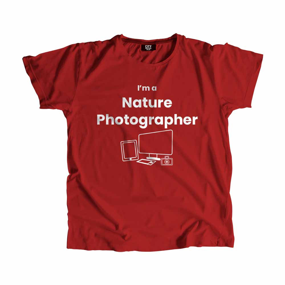 Nature Photographer Men Unisex T-Shirt (Red)