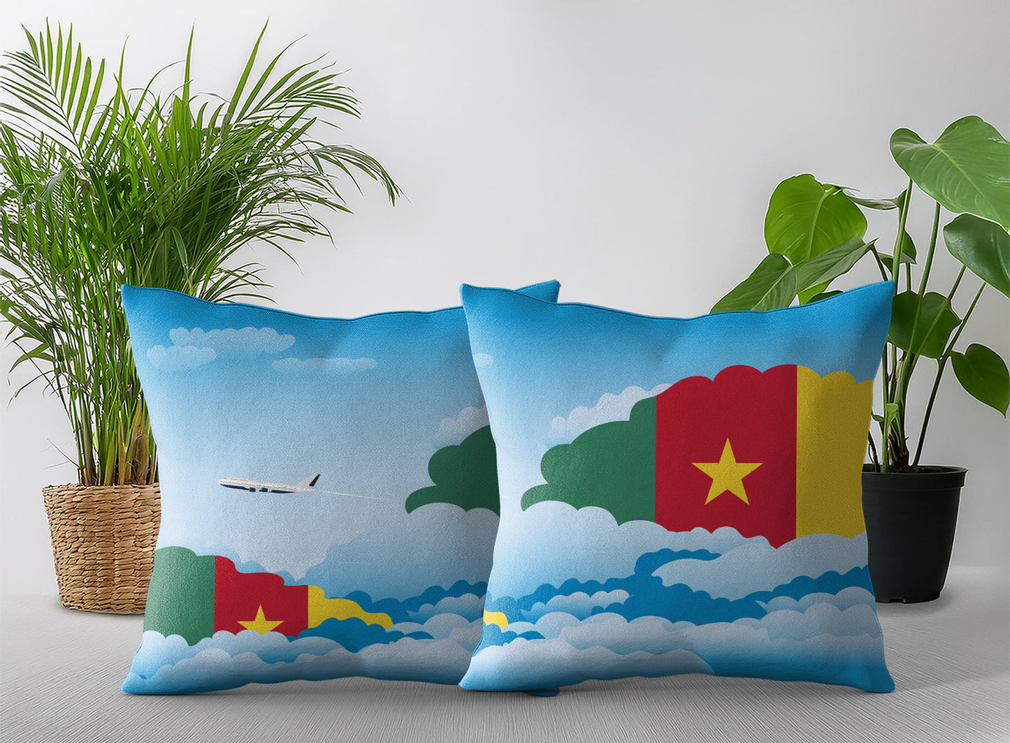 Cameroon Day Clouds Pillow Case