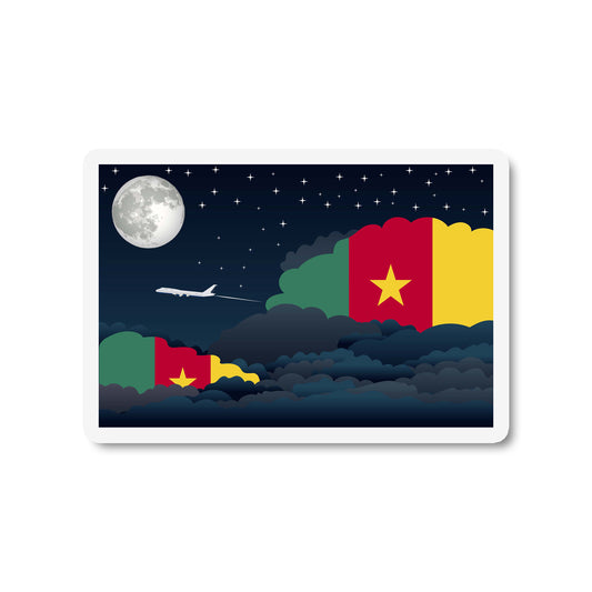 Cameroon Night Clouds Fridge Magnet