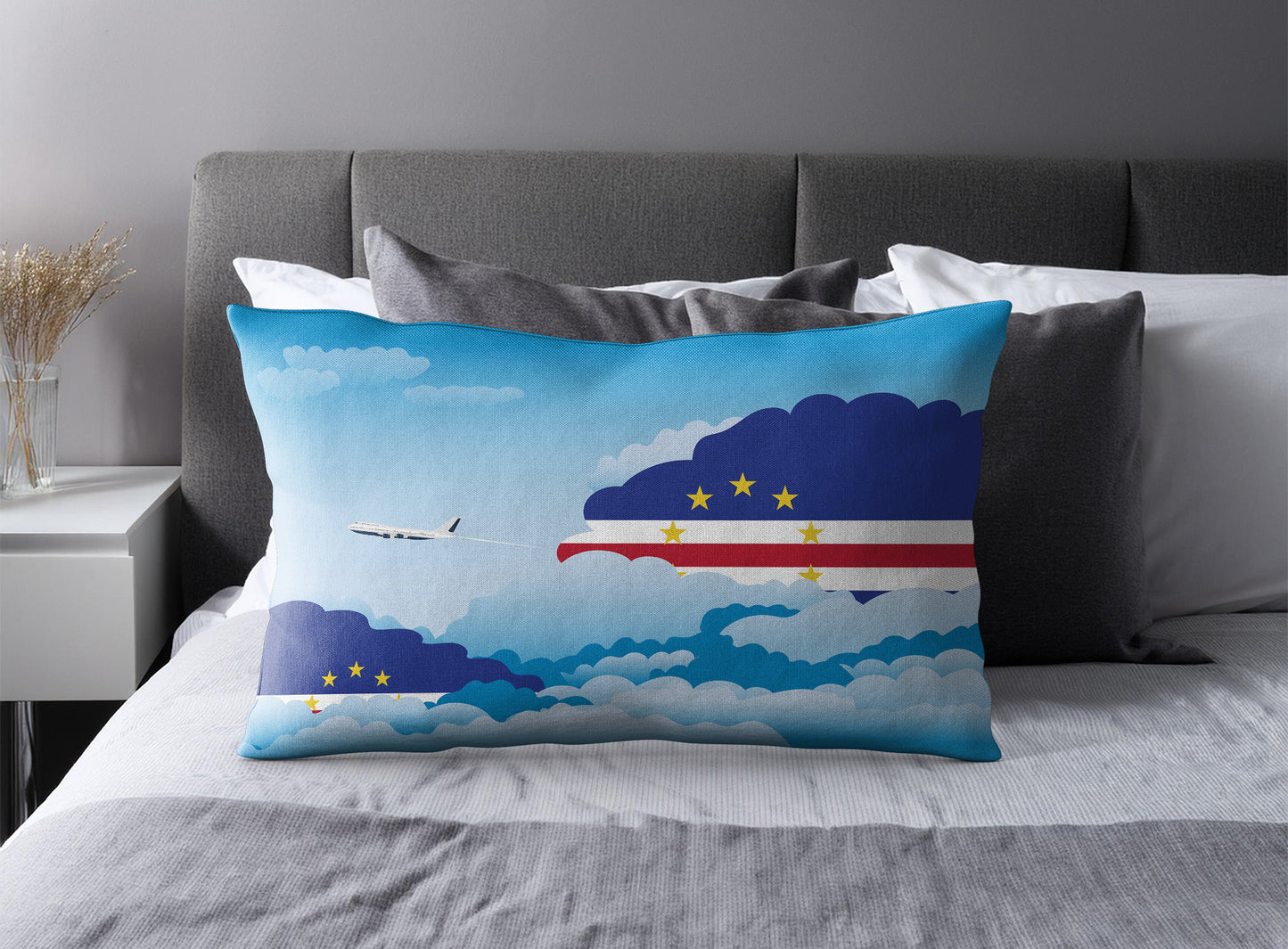 Cape Verde Day Clouds Pillow Case