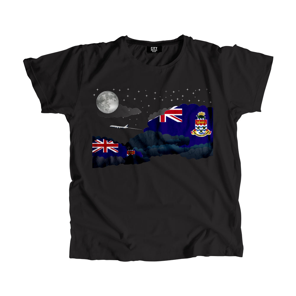 Cayman Islands Night Clouds Men Unisex T-Shirt