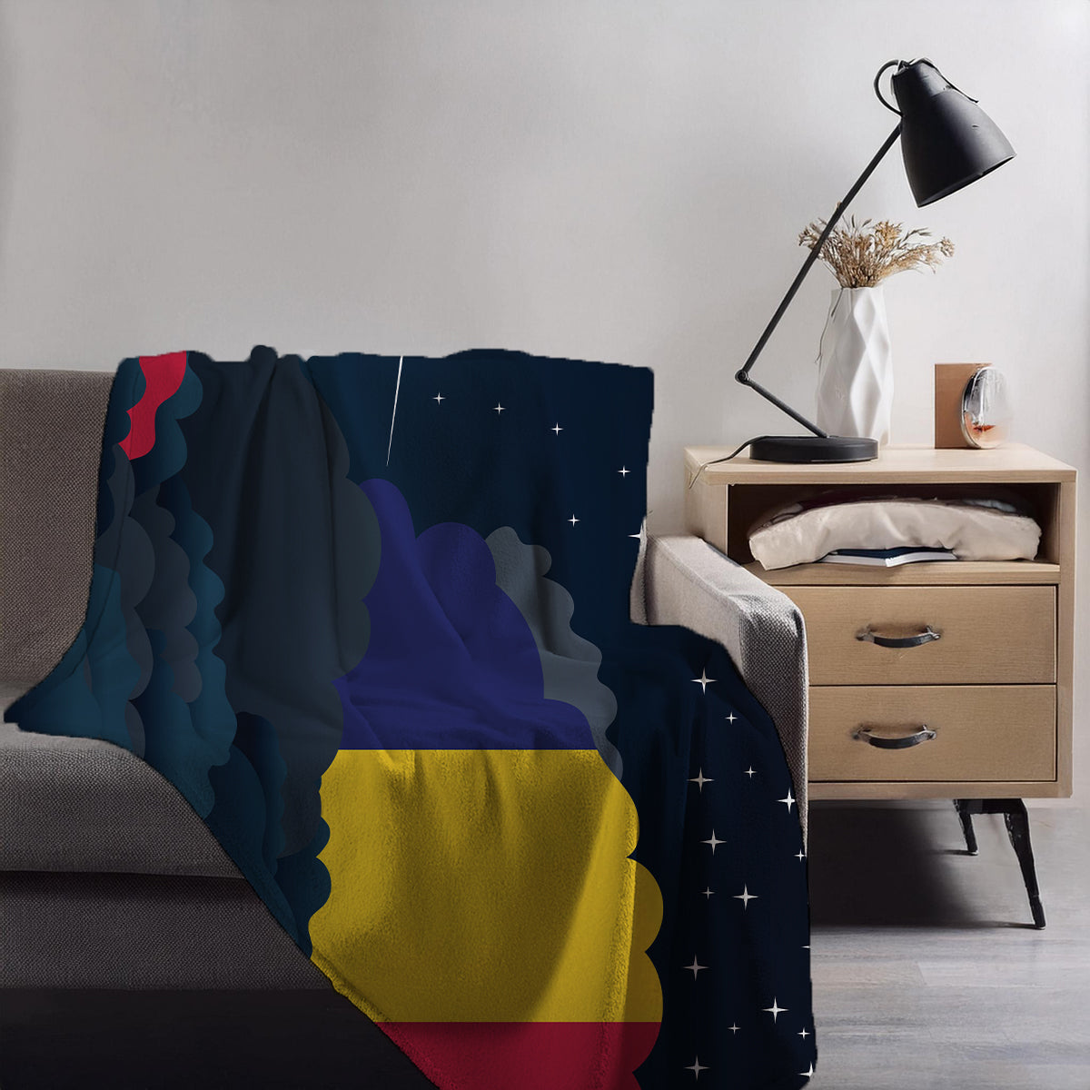 Chad Night Clouds Blanket Throw