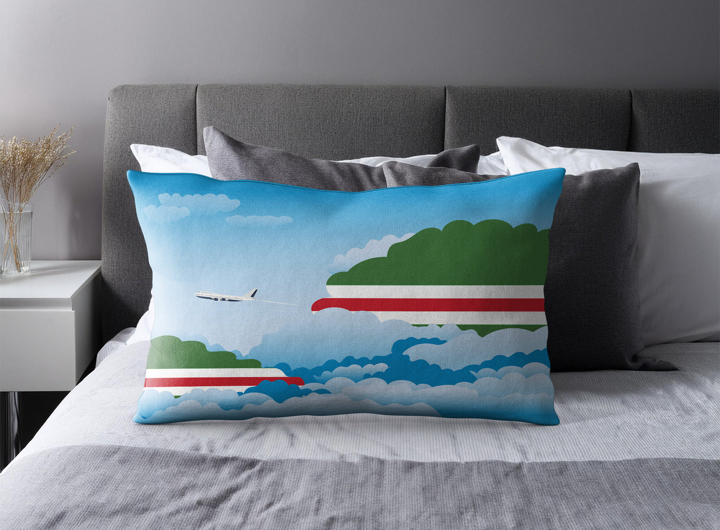 Chechen Republic of Ichkeria Day Clouds Pillow Case