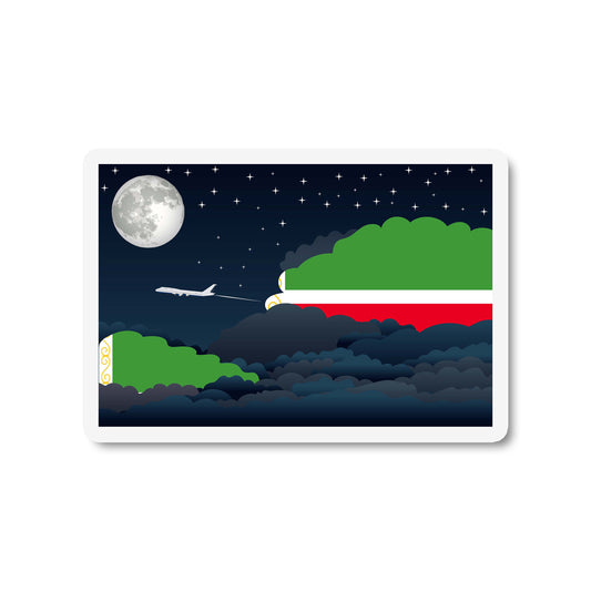 Chechen Republic Night Clouds Magnet