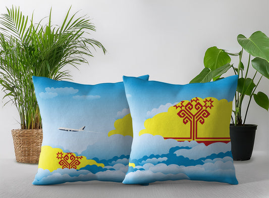 Chuvashia Day Clouds Pillow Case