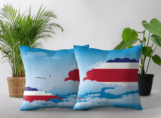 Costa Rica Day Clouds Pillow Case