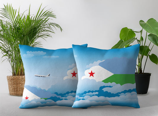 Djibouti Day Clouds Pillow Case