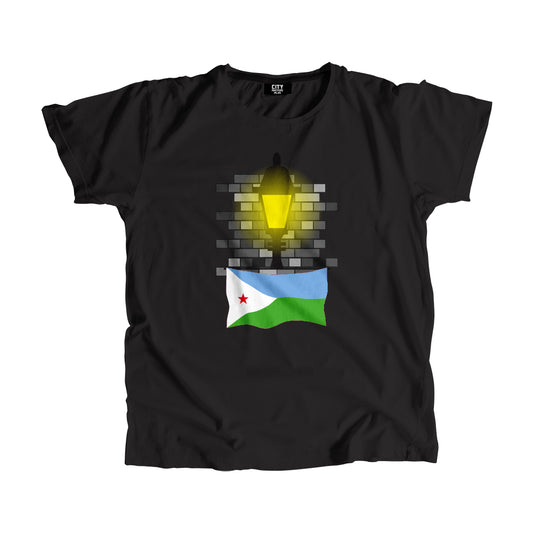 Djibouti Street Lamp Bricks Men Unisex T-Shirt