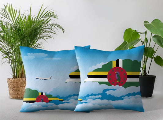 Dominica Day Clouds Pillow Case