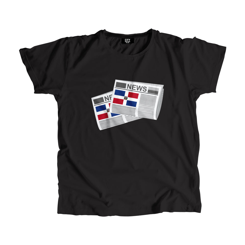 Dominican Republic Newspapers Unisex T Shirt