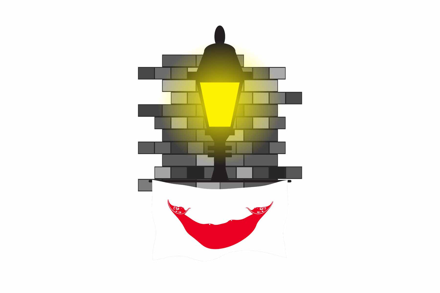 Easter Island Rapa Nui Street Lamp Bricks Fridge Magnet