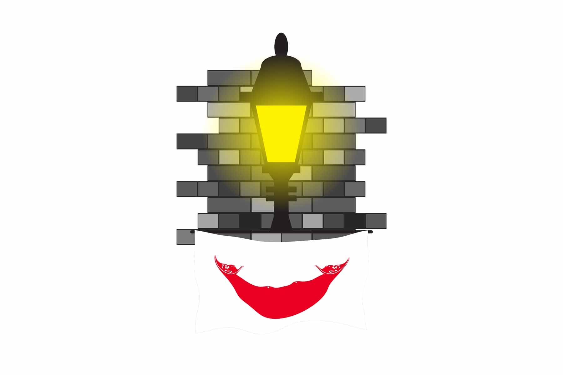 Easter Island Rapa Nui Street Lamp Bricks Fridge Magnet