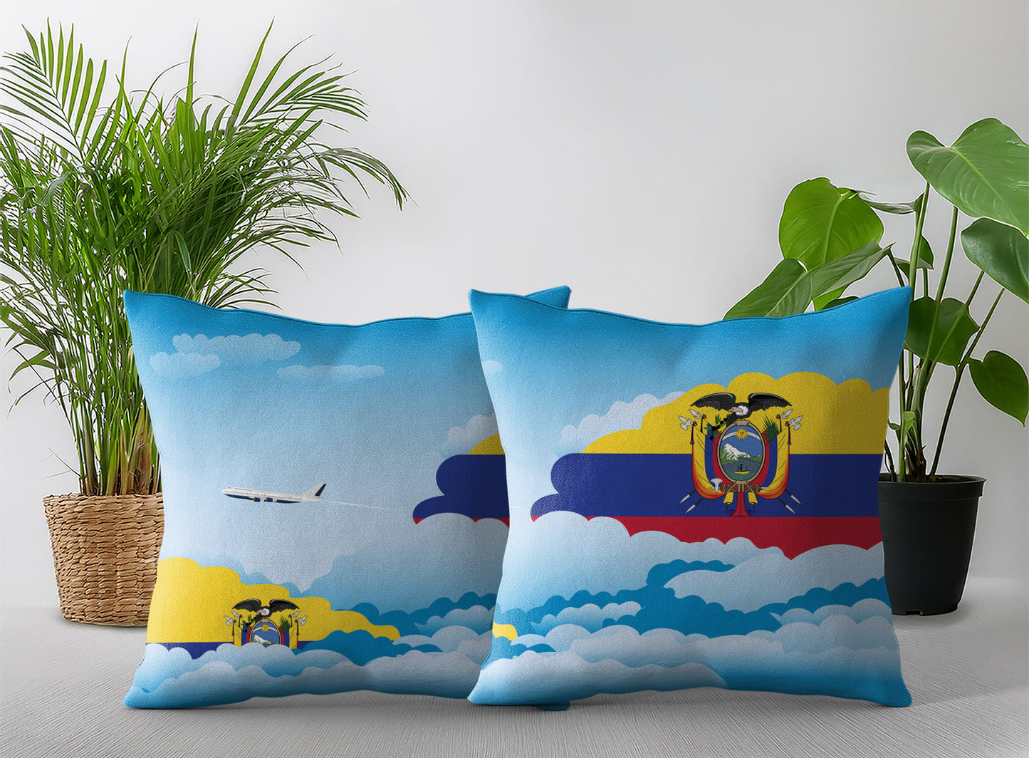 Ecuador Day Clouds Pillow Case