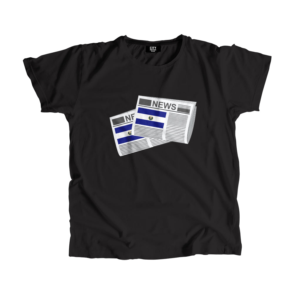 El Salvador Newspapers Unisex T Shirt