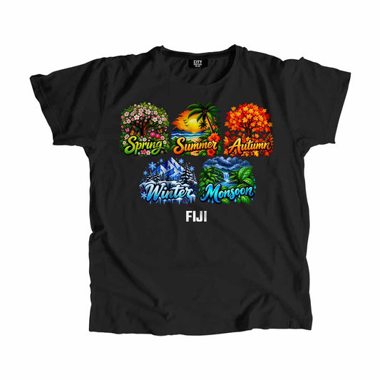 FIJI Seasons Seasons Unisex T-Shirt | City Posters Plus
