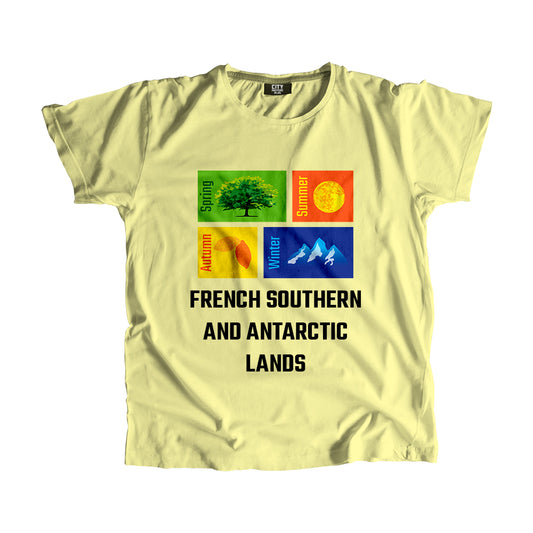 FRENCH SOUTHERN AND ANTARCTIC LANDS Seasons Seasons Unisex T-Shirt | City Posters Plus