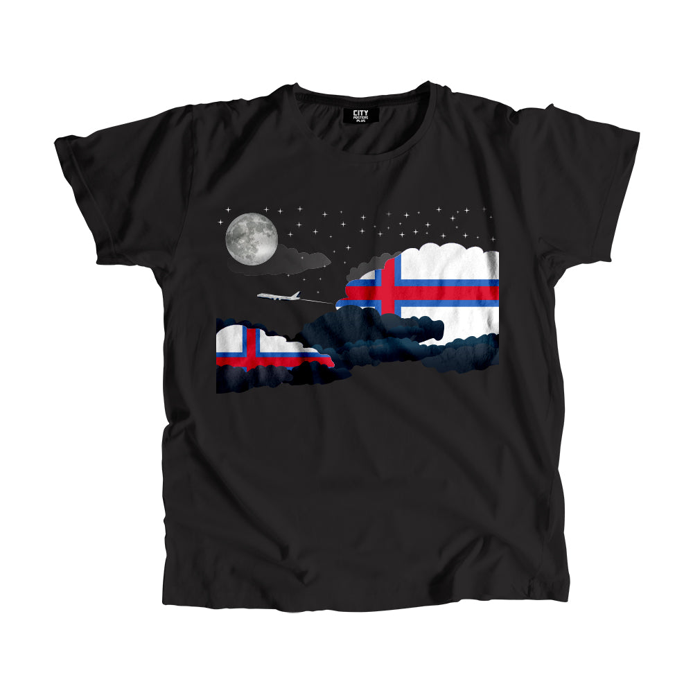 Faroe Islands Night Clouds Men Unisex T-Shirt