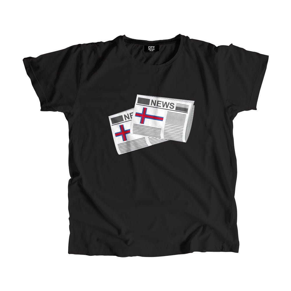 Faroe Islands Newspapers Unisex T Shirt