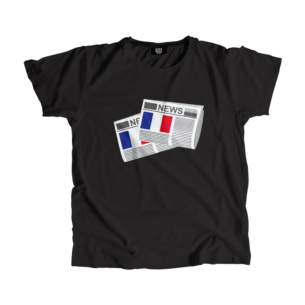 France Newspapers Unisex T Shirt