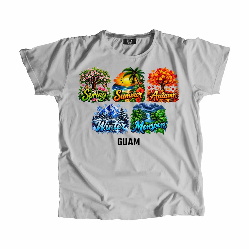 GUAM Seasons Seasons Unisex T-Shirt | City Posters Plus