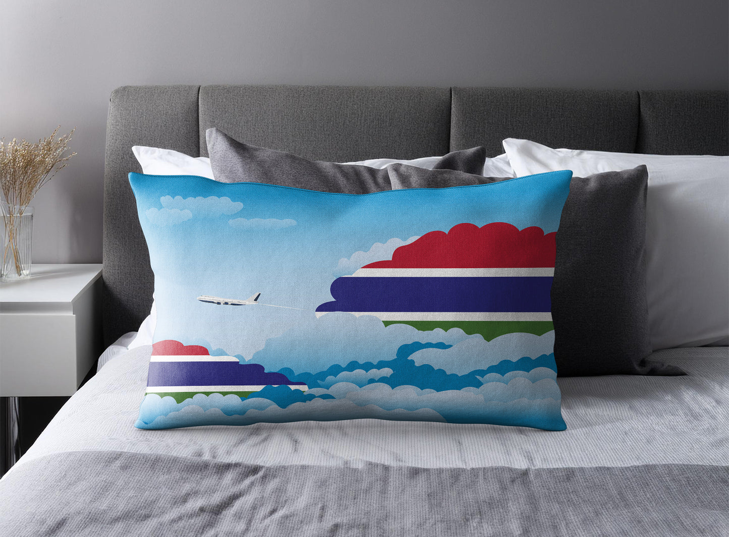 Gambia Day Clouds Pillow Case