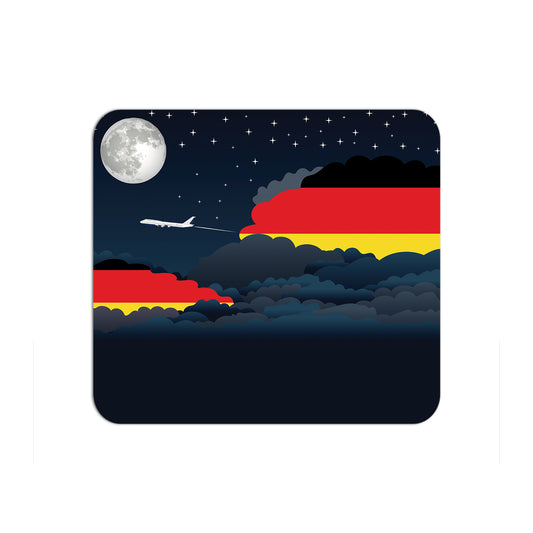Germany Airplane Airport Flight Night Clouds Mousepad 