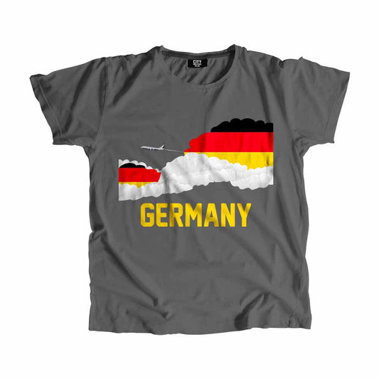Germany Flags Clouds Men Unisex T-Shirt