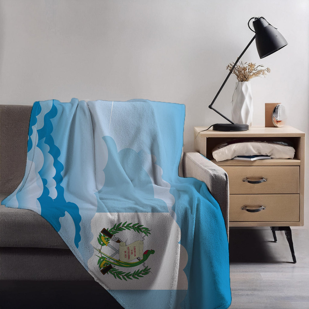 Guatemala Day Clouds Blanket Throw
