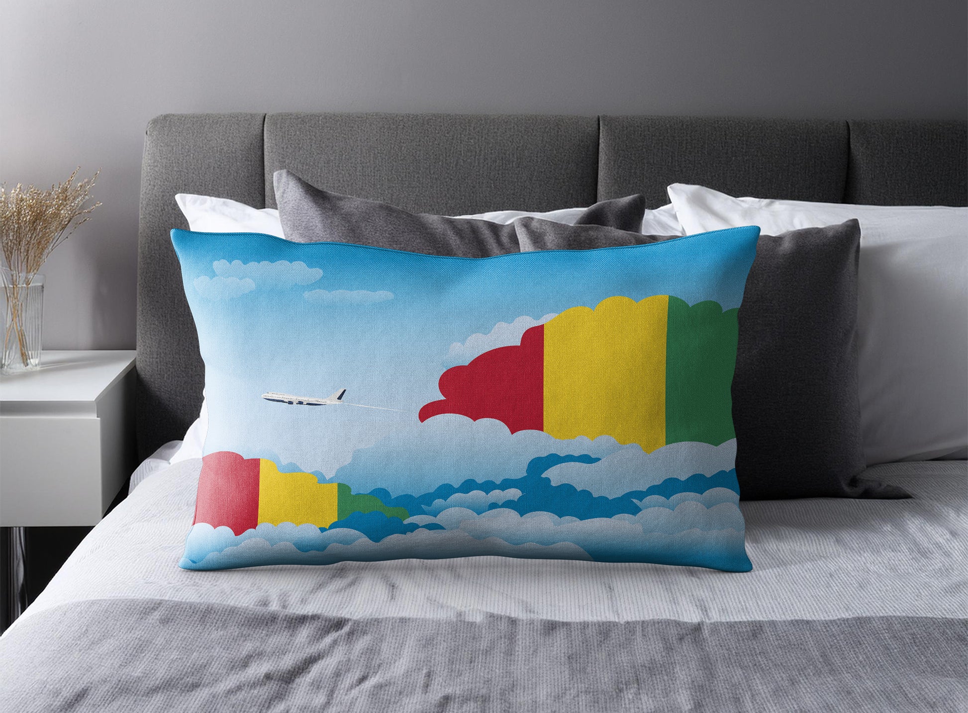 Guinea Day Clouds Pillow Case