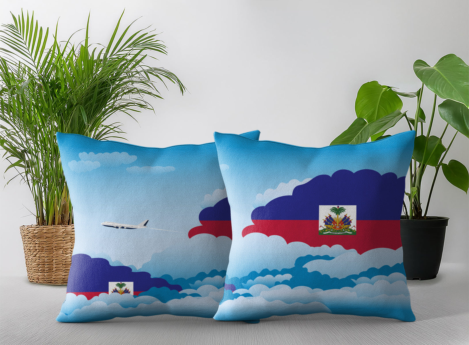 Haiti Day Clouds Pillow Case