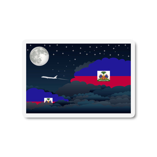 Haiti Night Clouds Sticker