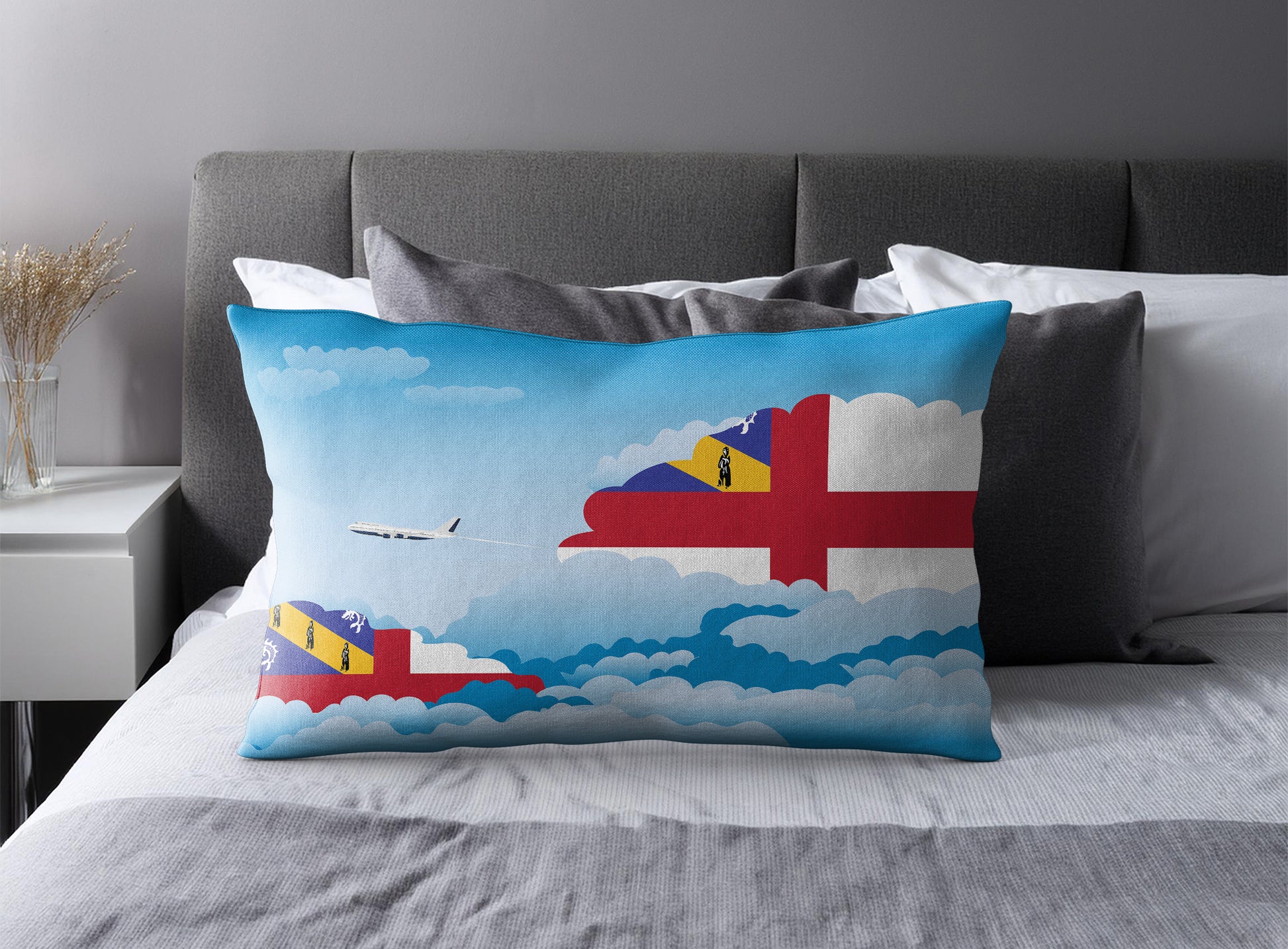 Herm Day Clouds Pillow Case