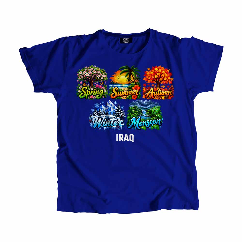 IRAQ Seasons Seasons Unisex T-Shirt | City Posters Plus
