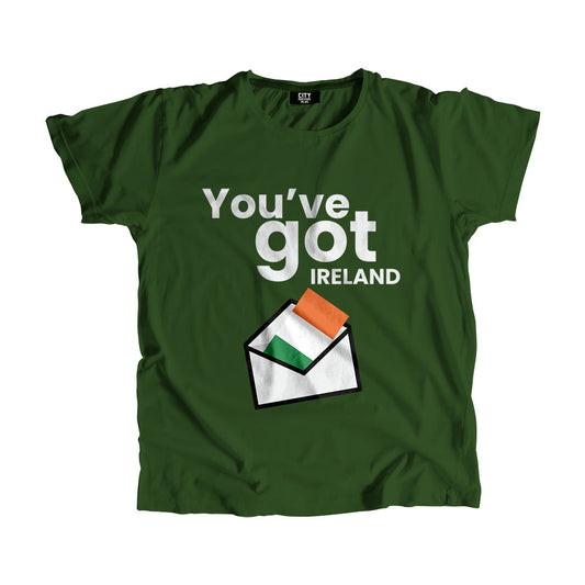 Ireland Flag Mail Men Unisex T-Shirt