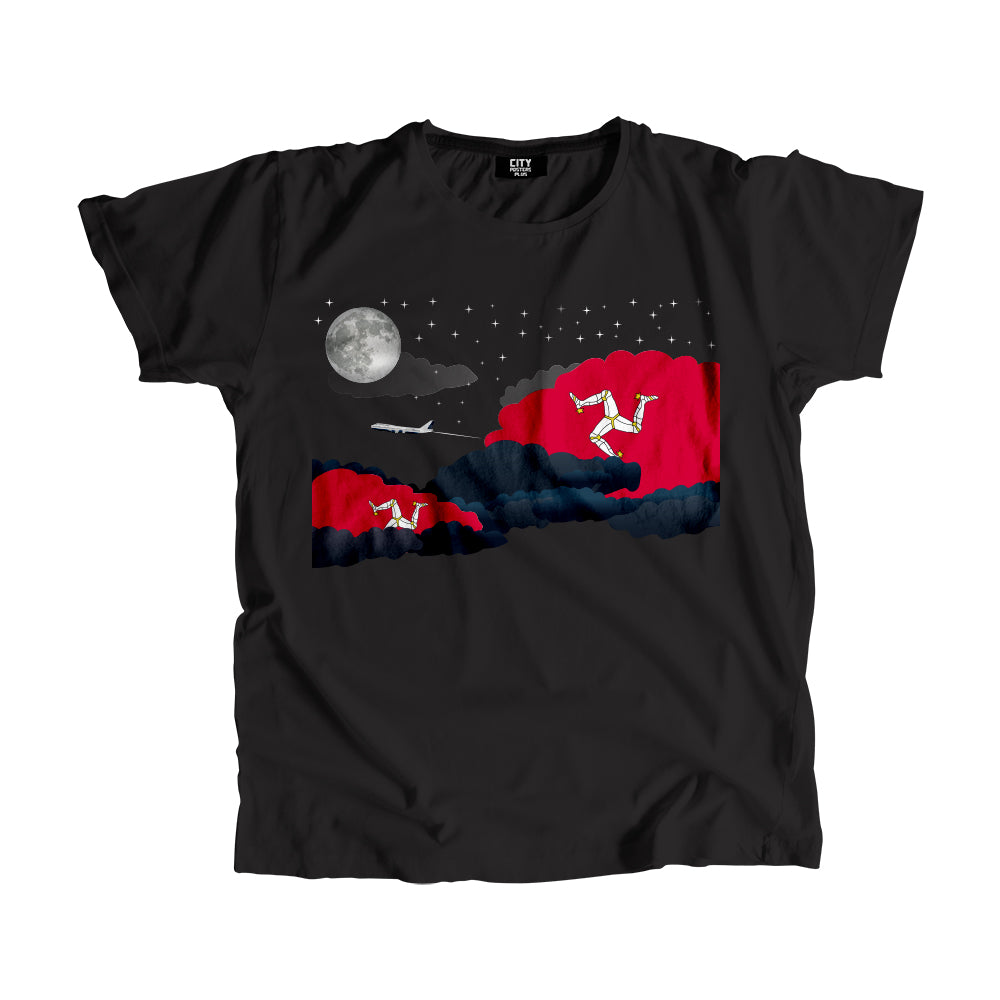 Isle of Man Night Clouds Men Unisex T-Shirt