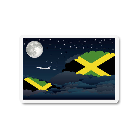 Jamaica Night Clouds Fridge Magnet