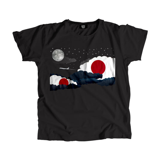 Japan Night Clouds Men Unisex T-Shirt