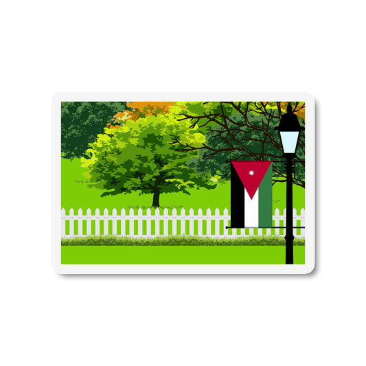 Jordan Trees Street Lamp Magnet