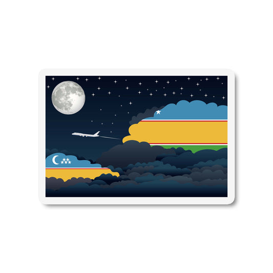 Karakalpakstan Night Clouds Magnet