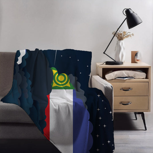 Khakassia Night Clouds Blankets & Throws | Premium Soft Blankets | City Posters Plus