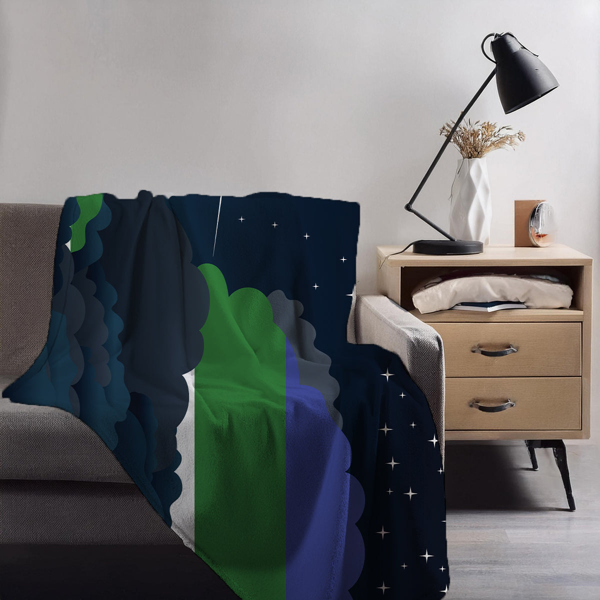 Komi Night Clouds Blanket Throw