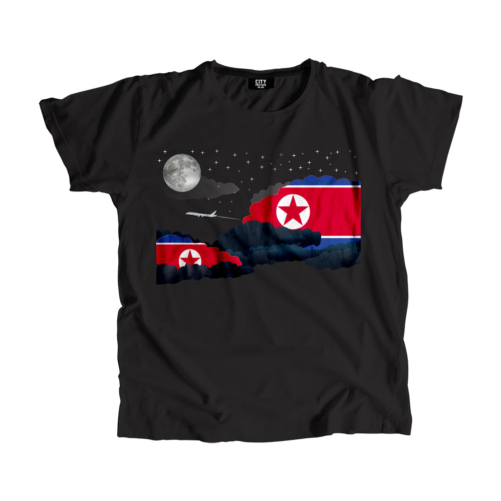 Korea, North Night Clouds Men Unisex T-Shirt