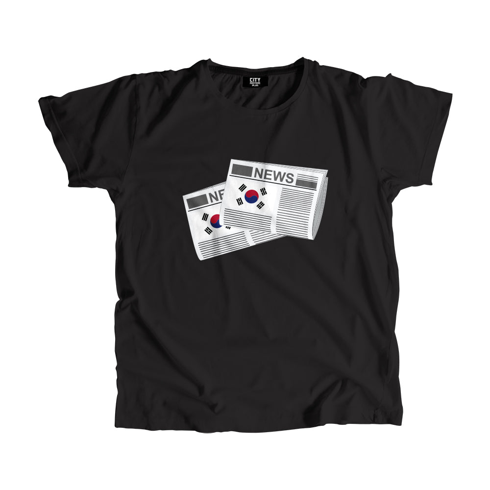 Korea, South Newspapers Unisex T Shirt