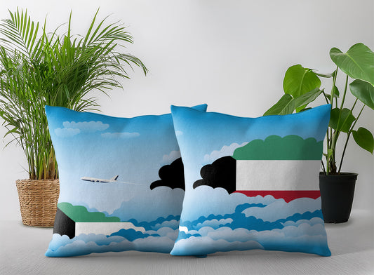 Kuwait Day Clouds Pillow Case