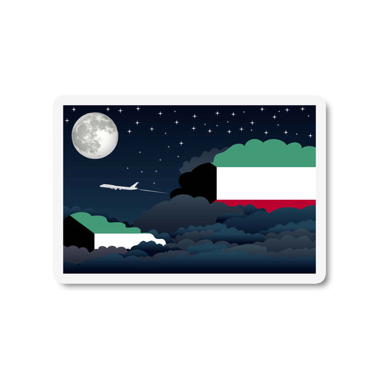 Kuwait Night Clouds Fridge Magnet