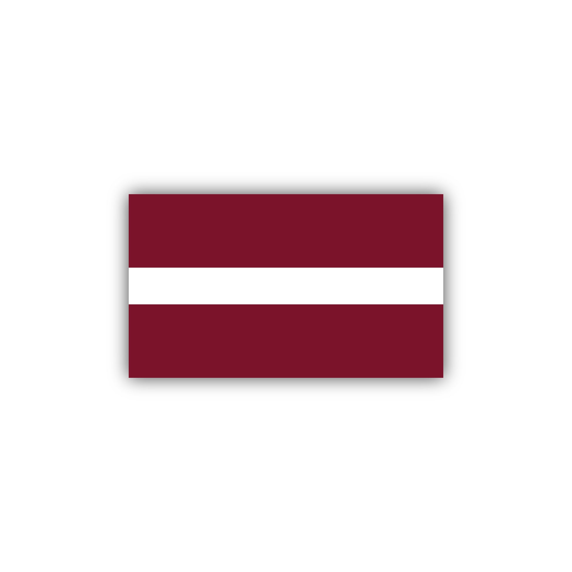 Latvia Sticker