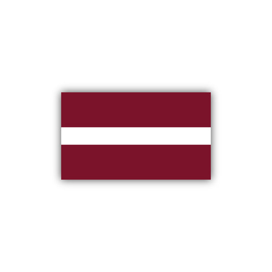 Latvia Sticker