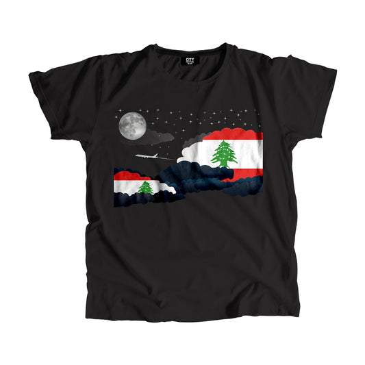 Lebanon Night Clouds Men Unisex T-Shirt